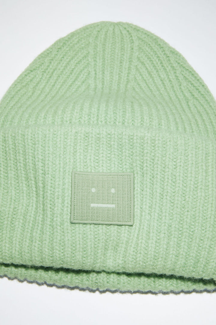 Ribbed Beanie Hat - Spring Green