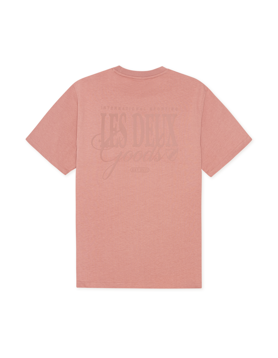 LES DEUX Ben Goods T-Shirt Ash Rose Pink - Dale