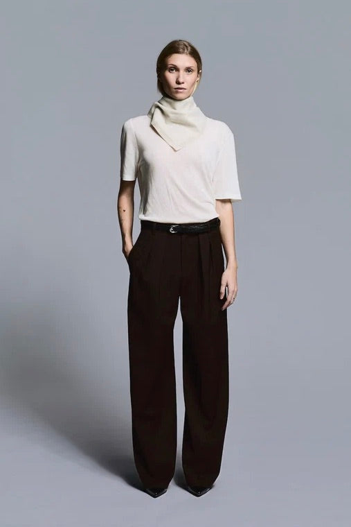 Triangle Scarf Small Cream/Light Beige