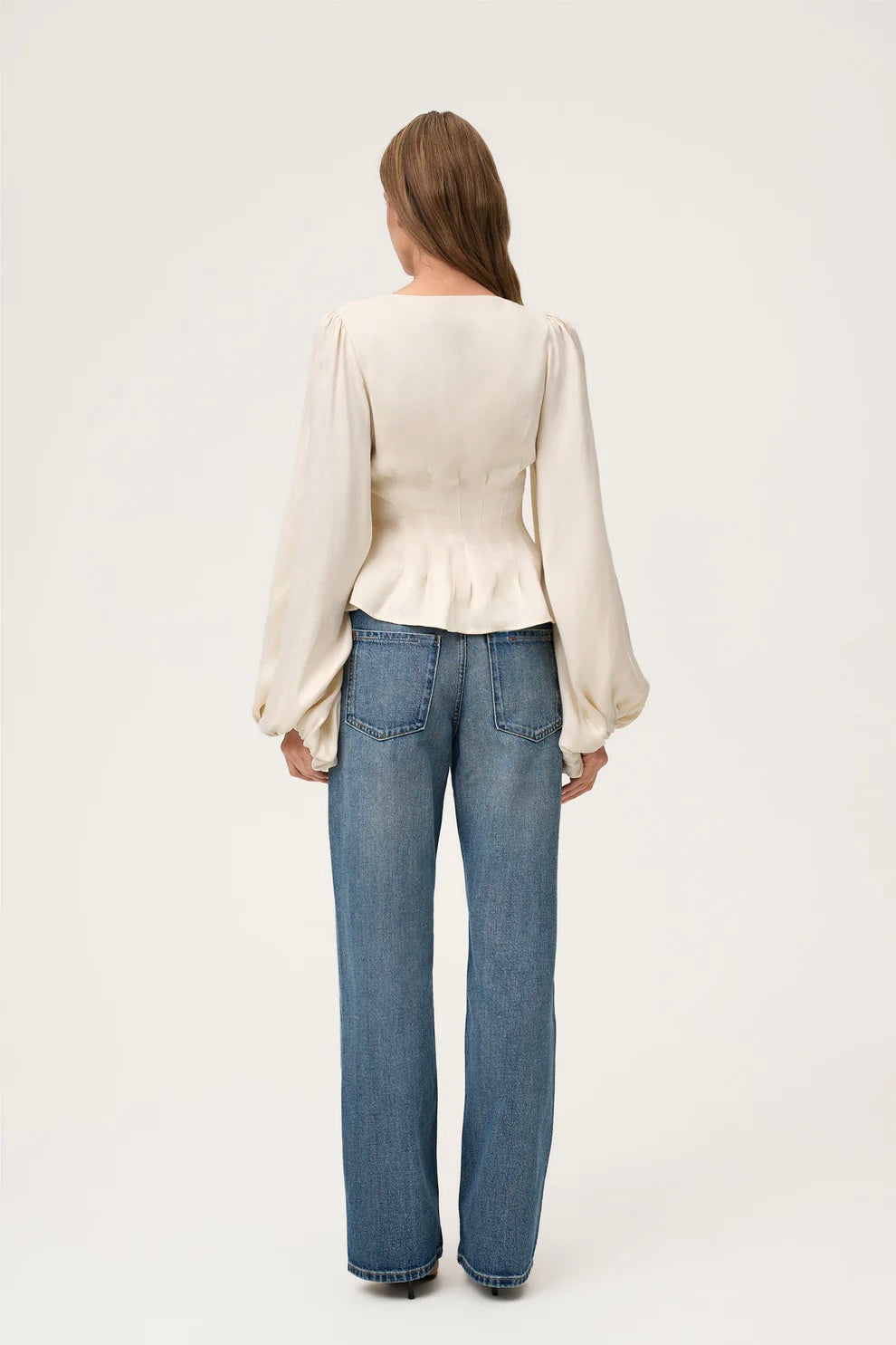 Palena Blouse Butter Yellow/Ivory