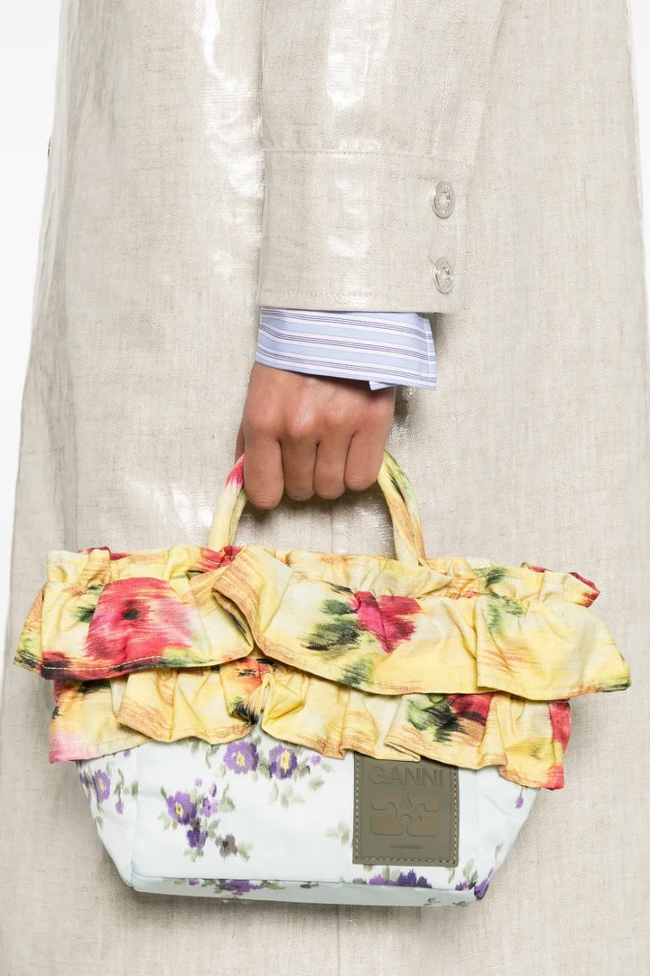 Mini Shopper Ruffle Print