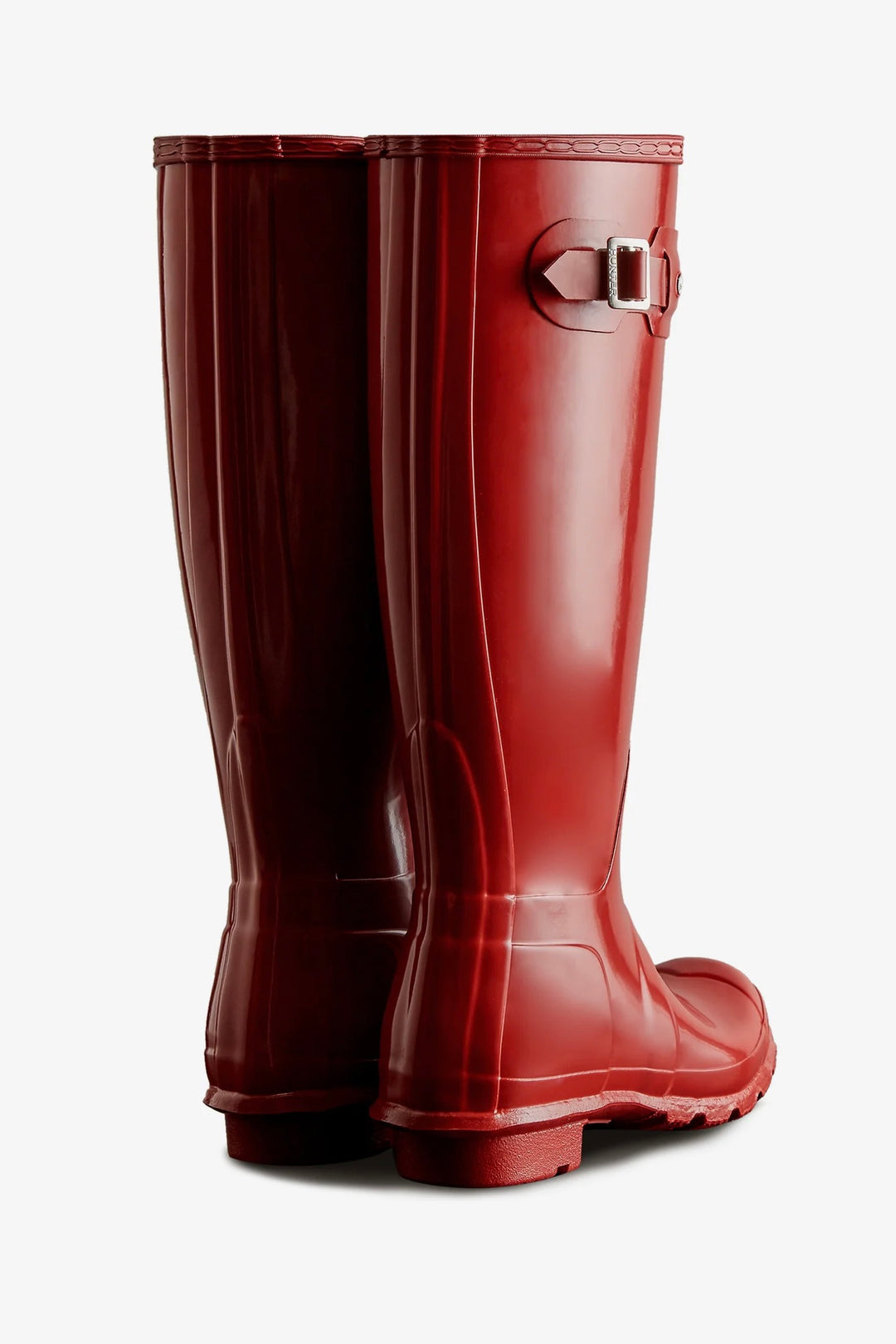 Original Tall Gloss Wellington Boot Military Red