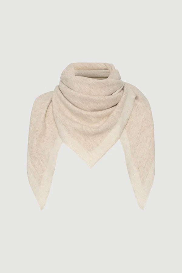 Triangle Scarf Cream/Light Beige