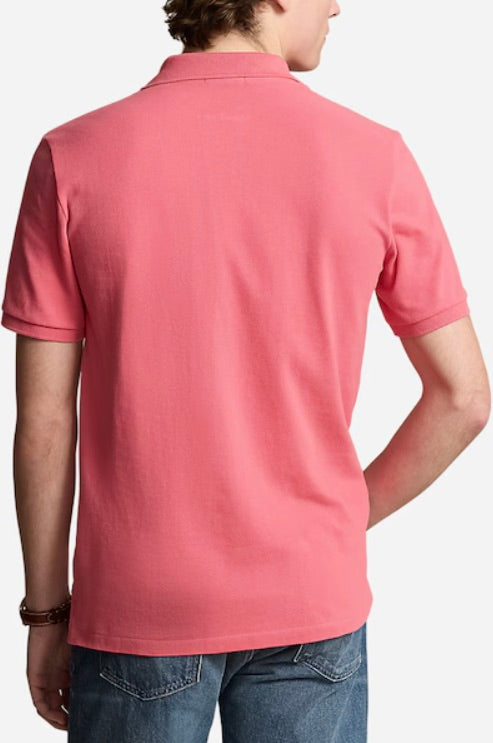 POLO RALPH LAUREN - Iconic Mesh Polo Shirt Pale Red - Dale