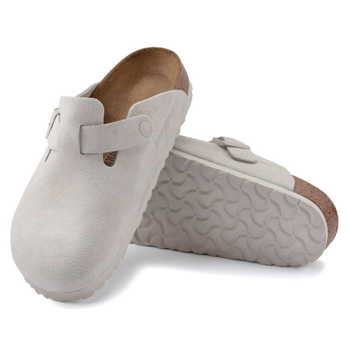 Boston Suede Leather - Antique White - Dame