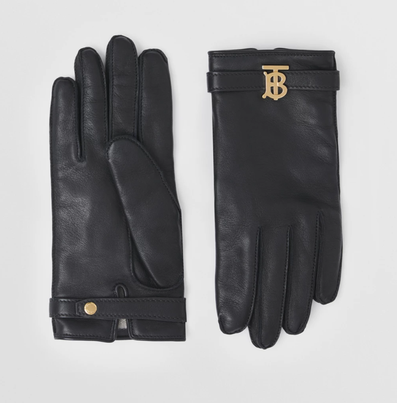 Cashmere-lined Leather Gloves