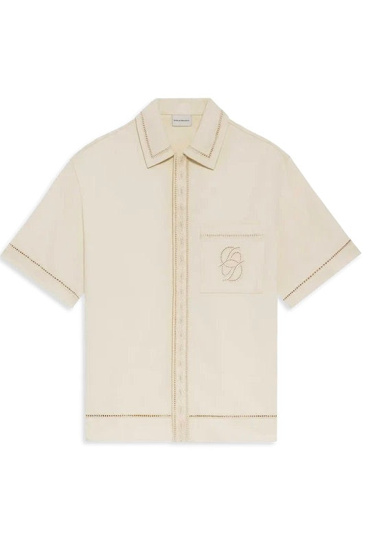 DRÔLE DE MONSIEUR Chemise Broderie D Miroir Cotton - Dale