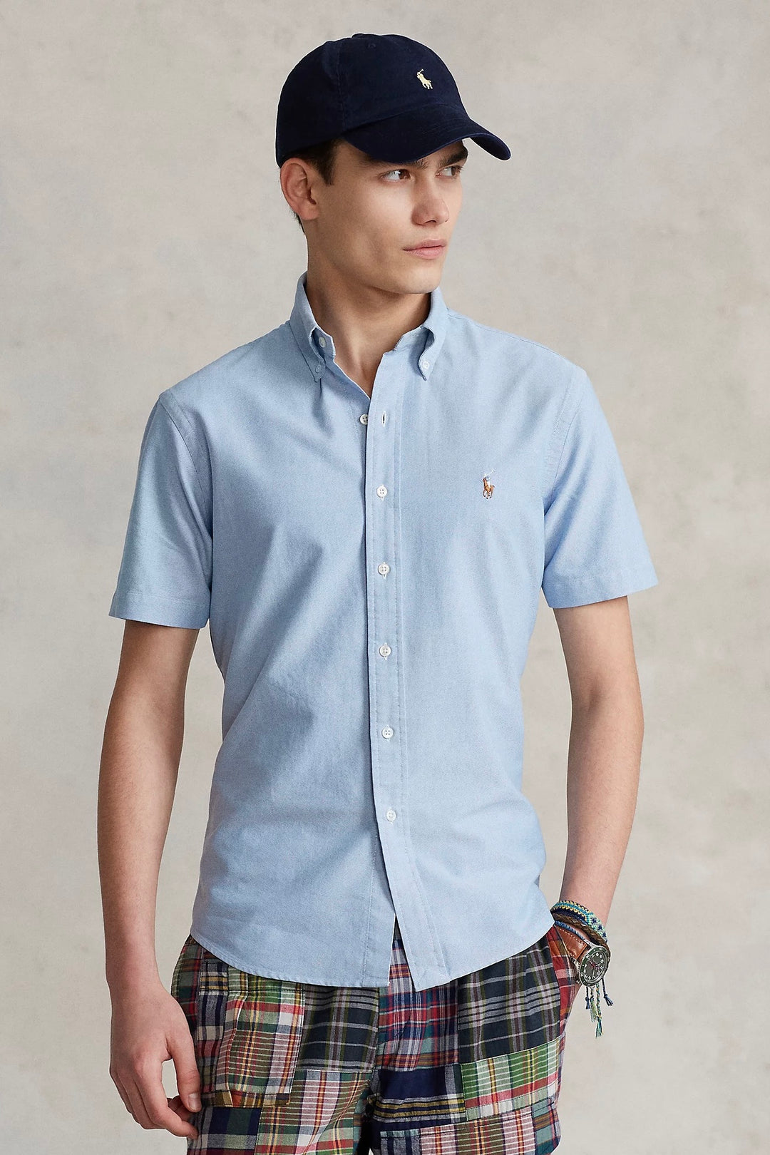 POLO RALPH LAUREN Custom Fit Oxford Shirt Blue - Dale