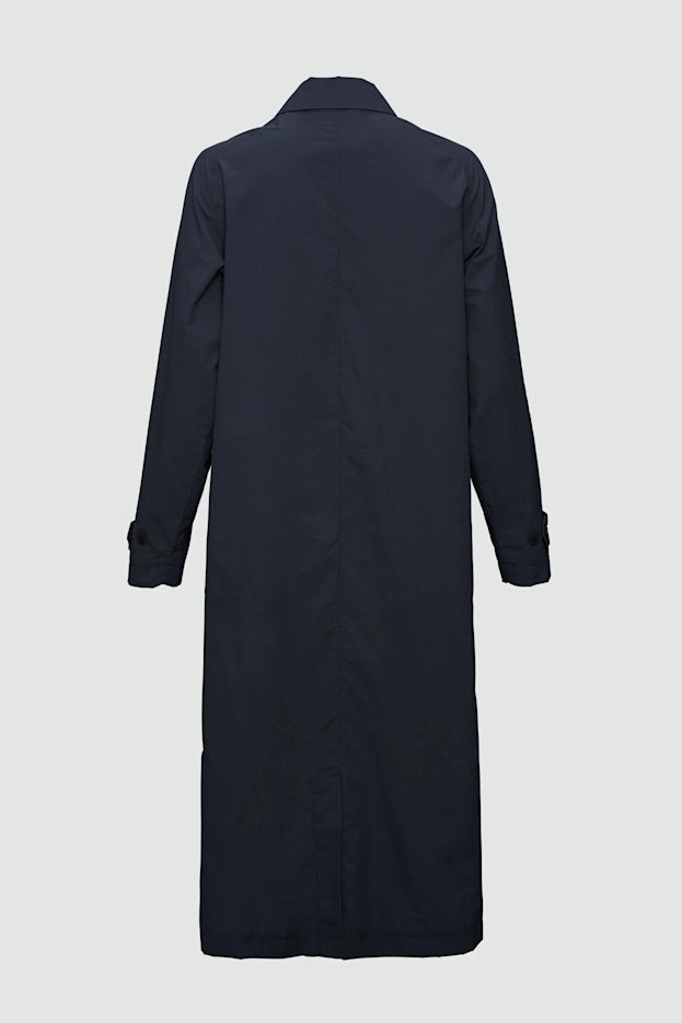 Sheer II Trenchcoat Navy Blue