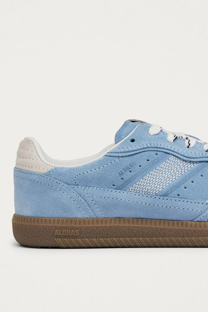 Tb.490 Rife Cornflower Blue Cream Leather Sneakers