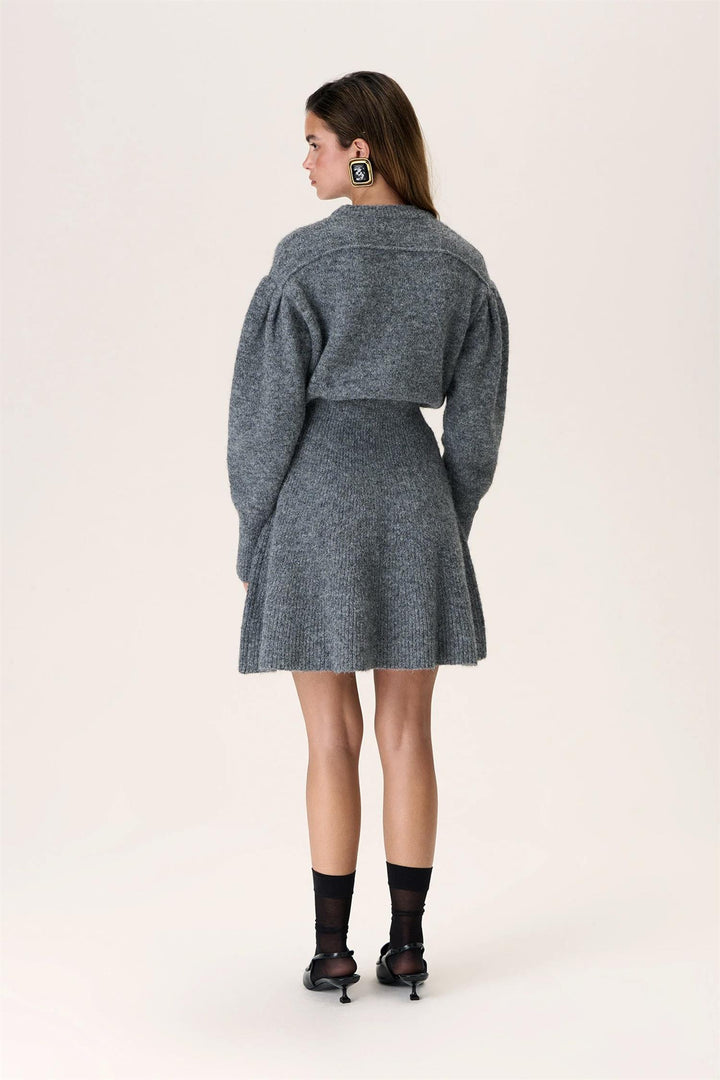 Santhia Knitted Dress Grey