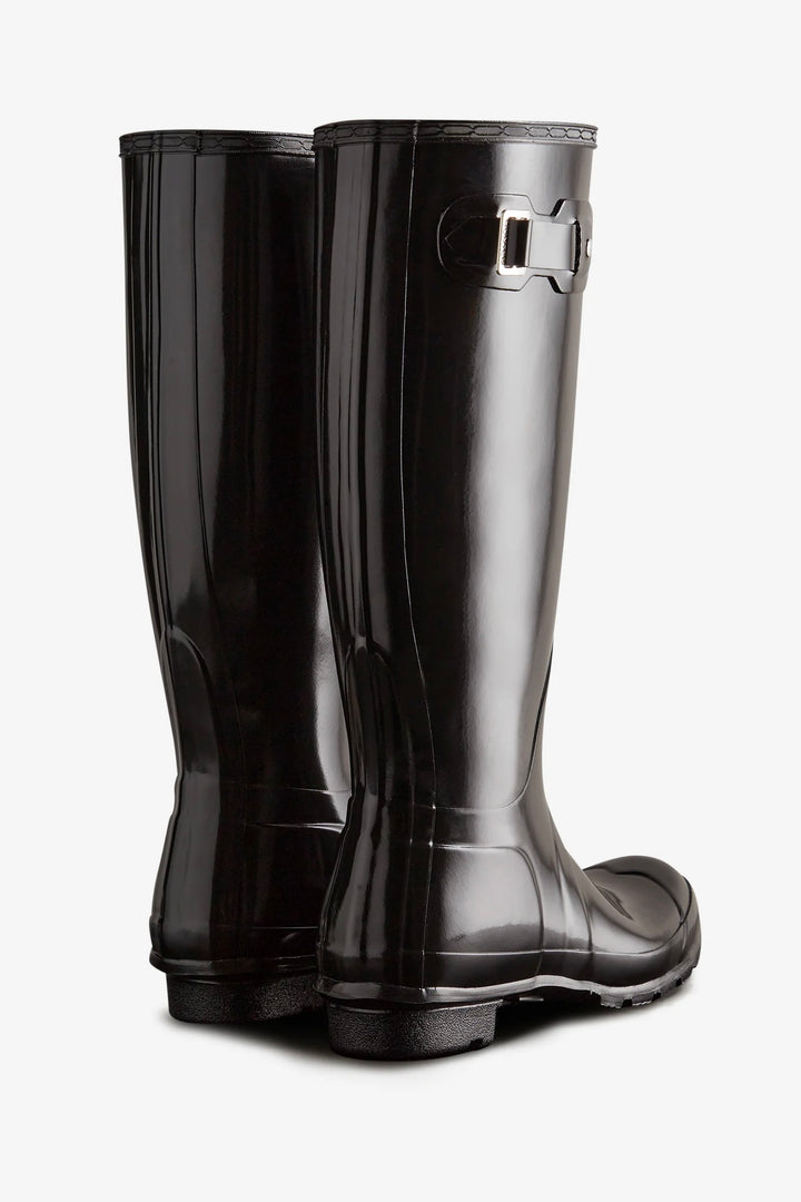 Original Tall Gloss Wellington Boot Black