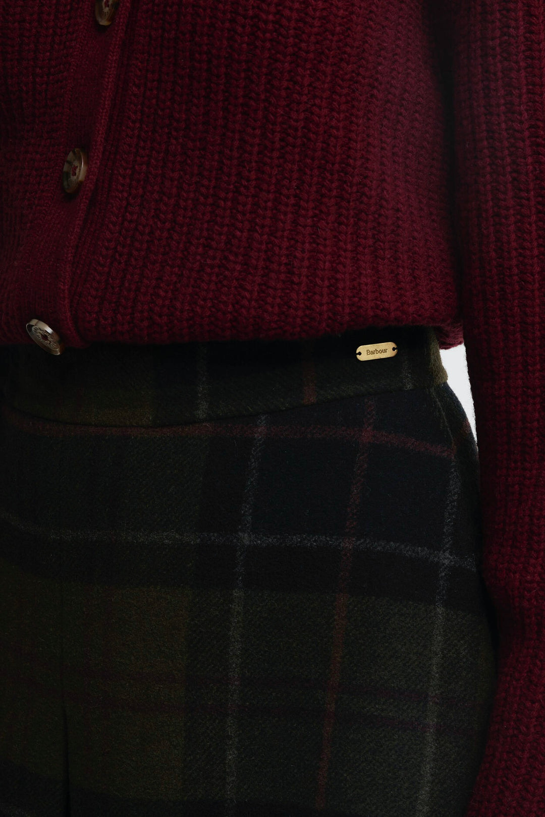 Barbour Marlow Mini Tartan Skirt Shadow Classic