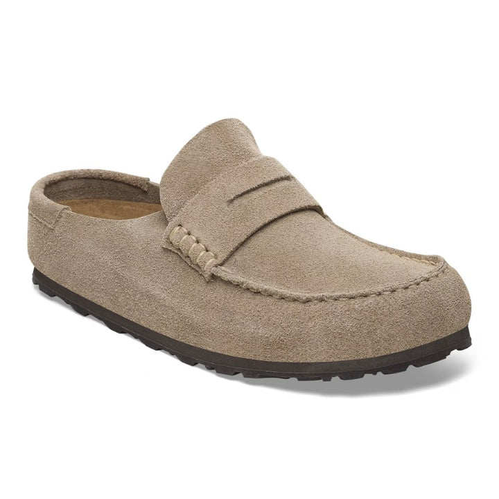BIRKENSTOCK Naples Wrapped Suede Leather Taupe Herre - Dale