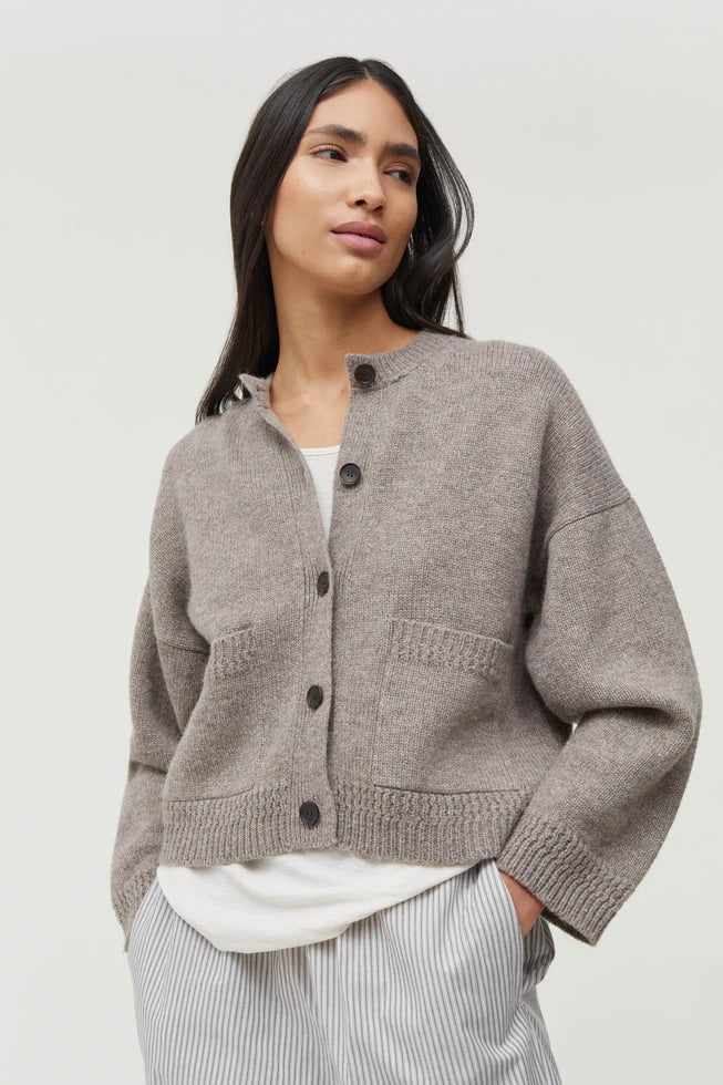 Cobe Wool Cardigan Pure Soil