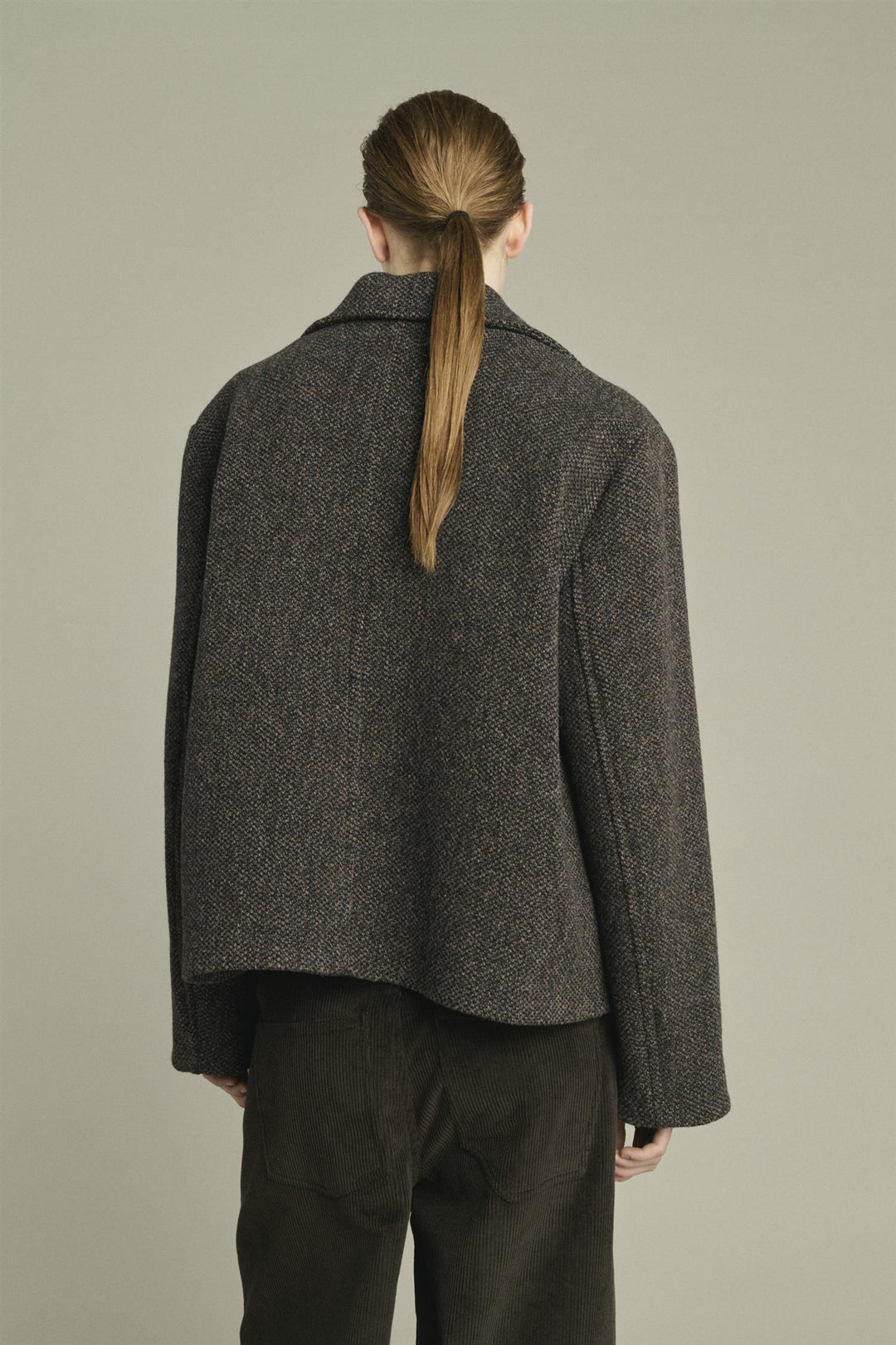 SOEUR Joseph Short Coat Marron/Noir - Dale