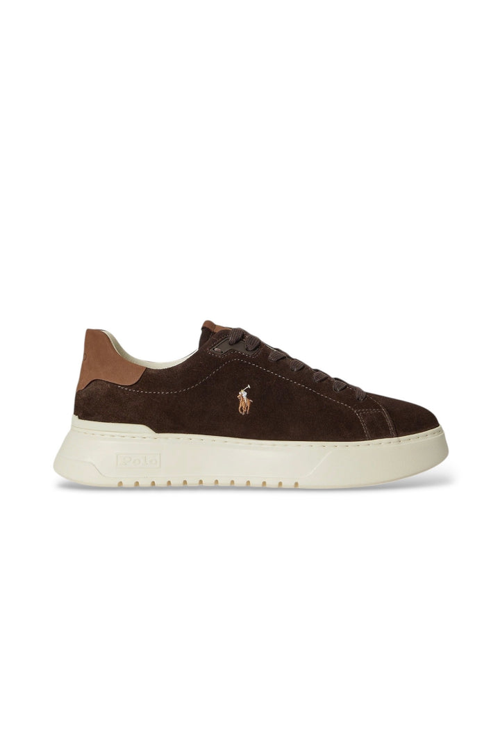 RLite Court Sneakers Low Top Laced Dark Chocolate/Tan