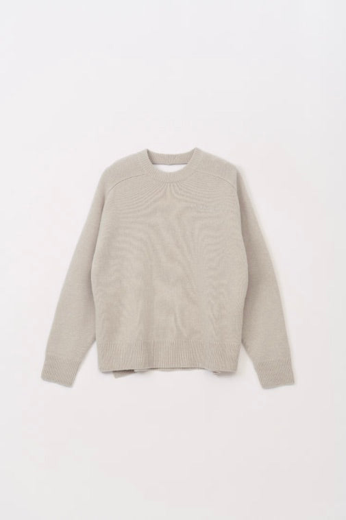 Dive Open Back V-Sweater Snowday