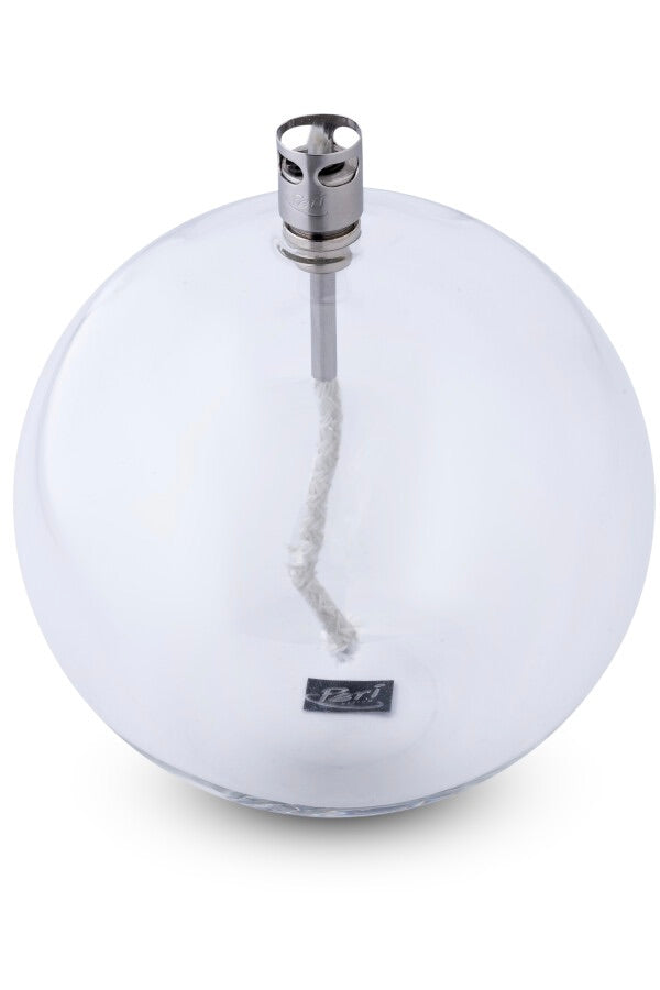 Oil lamp Round Chrome - Large