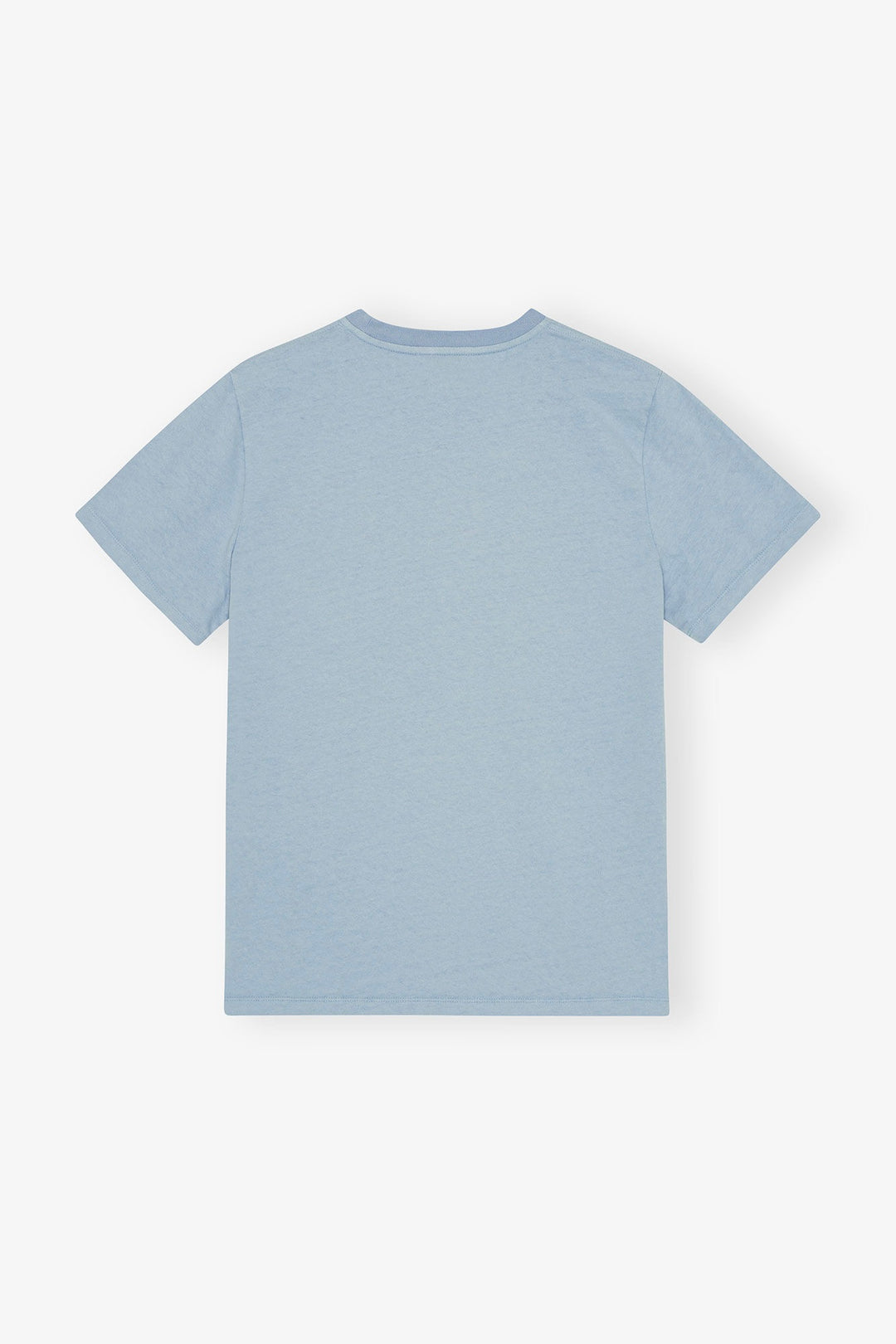 Basic Cotton Jersey Animals Relaxed T-shirt Chambray Blue