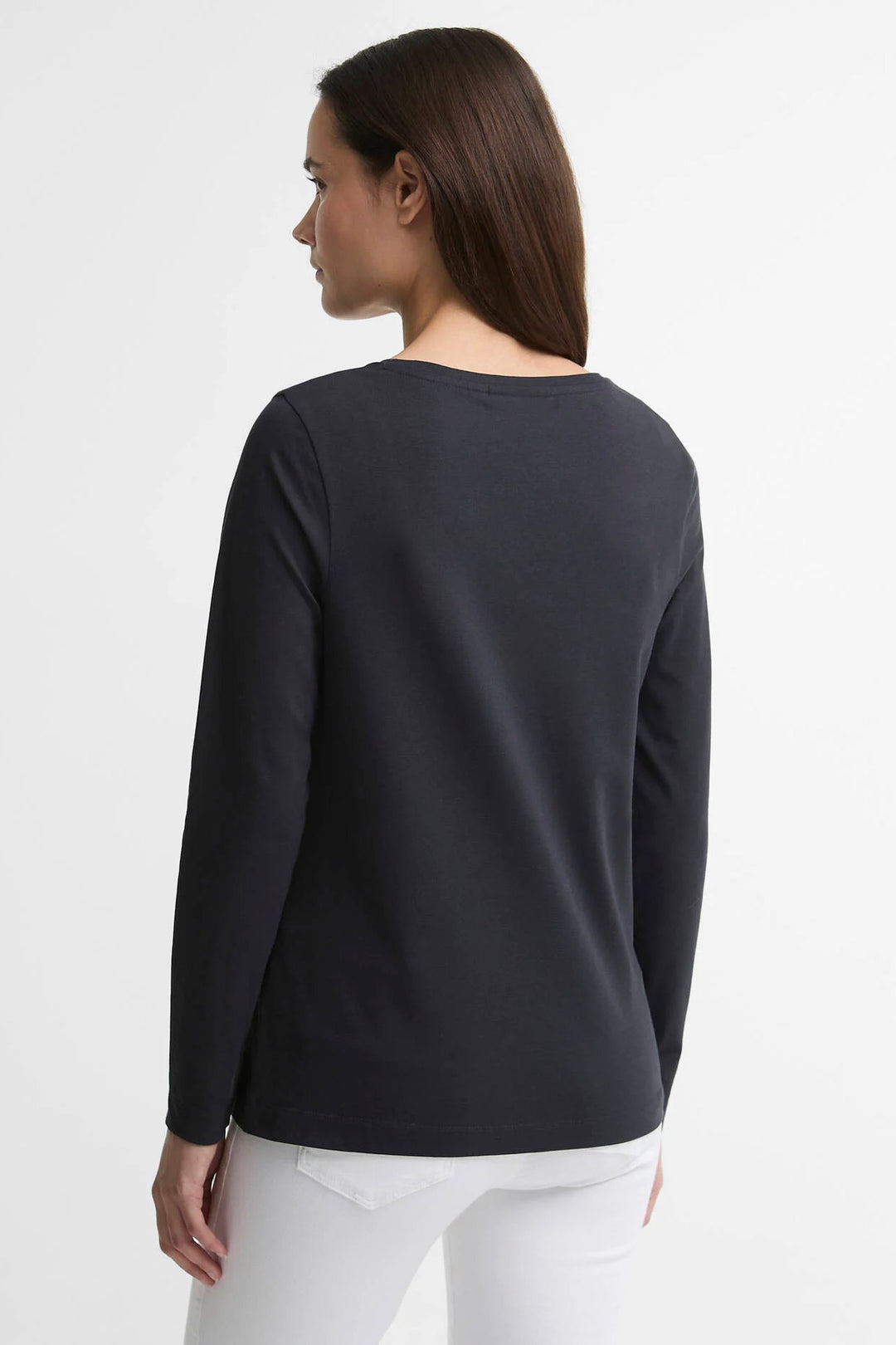 Barbour Hedley Long Sleeved T-Shirt Navy/Dress