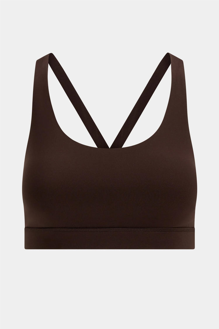 Cloudform® Crossback Sports Bra Espresso