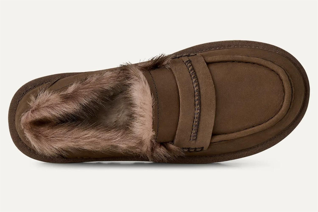 W Ellis Nubuck Loafer Dark Chestnut