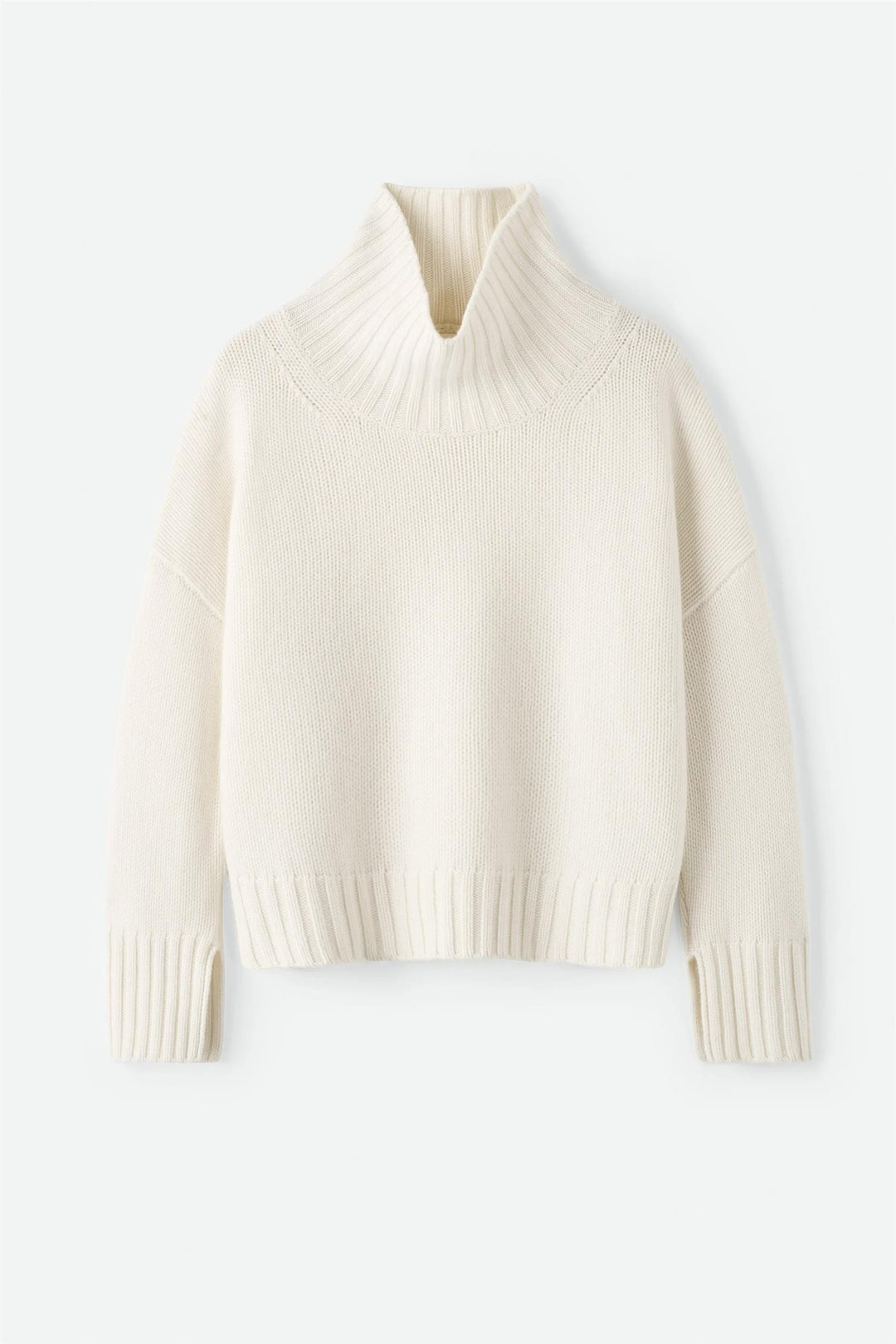 SOFT GOAT Girlfriend Turtleneck Feather White - Dale