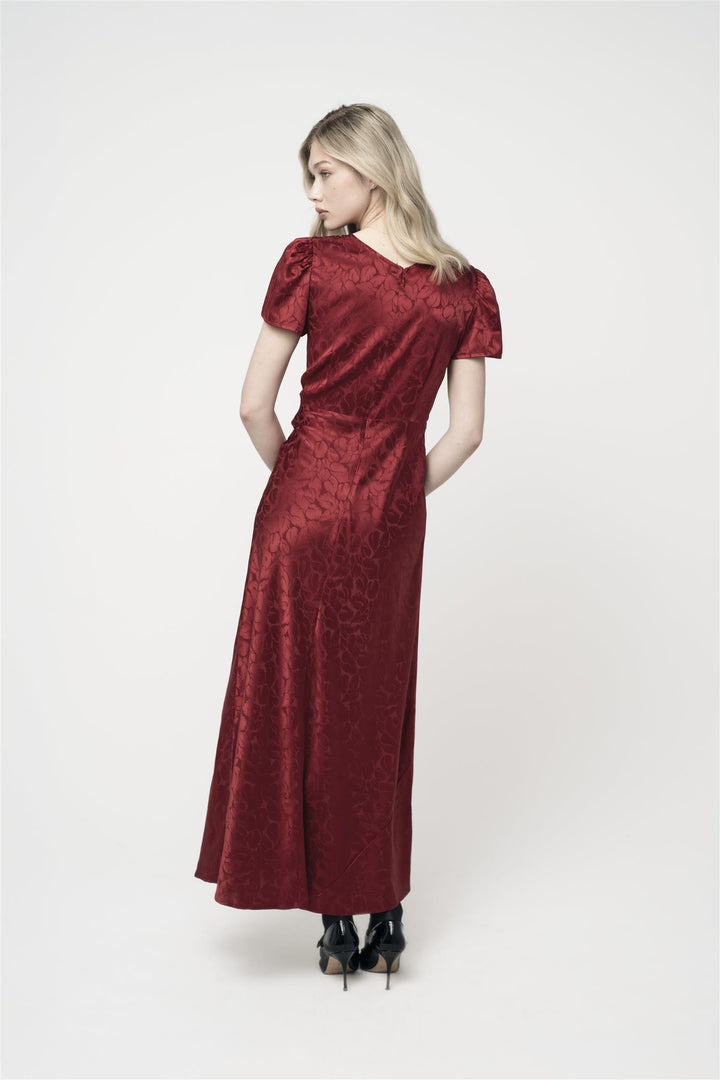 Marley Jacquard Dress Red