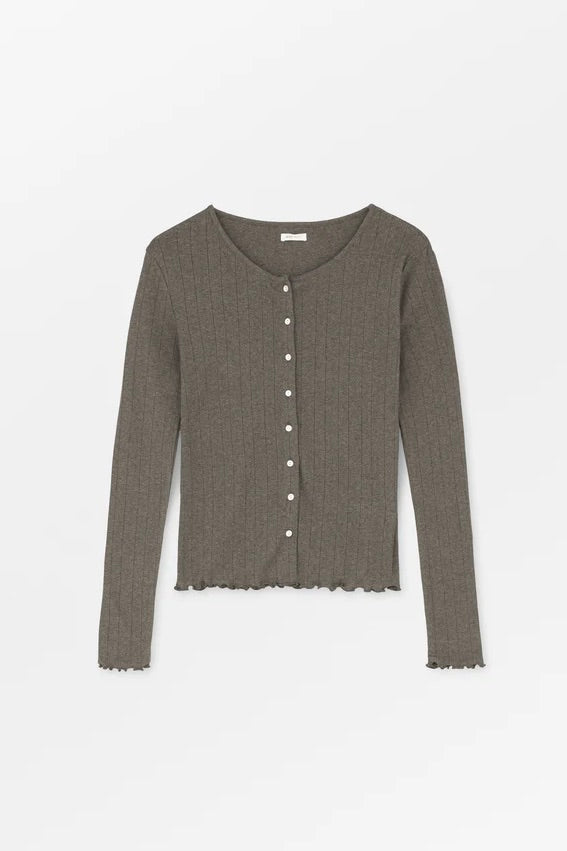 Edie Cardigan Brown Melange