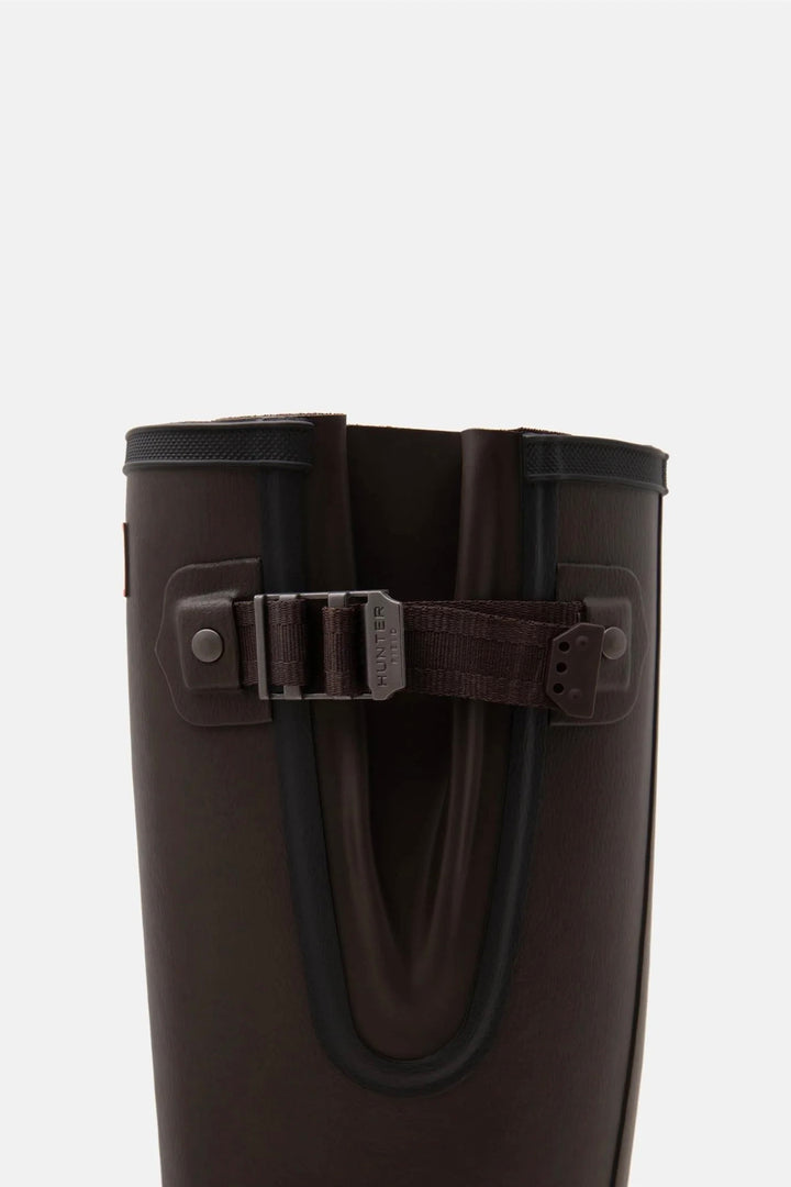 HUNTER Field Downpour Adjustable Tall Boot Chocolate Brown - Dale