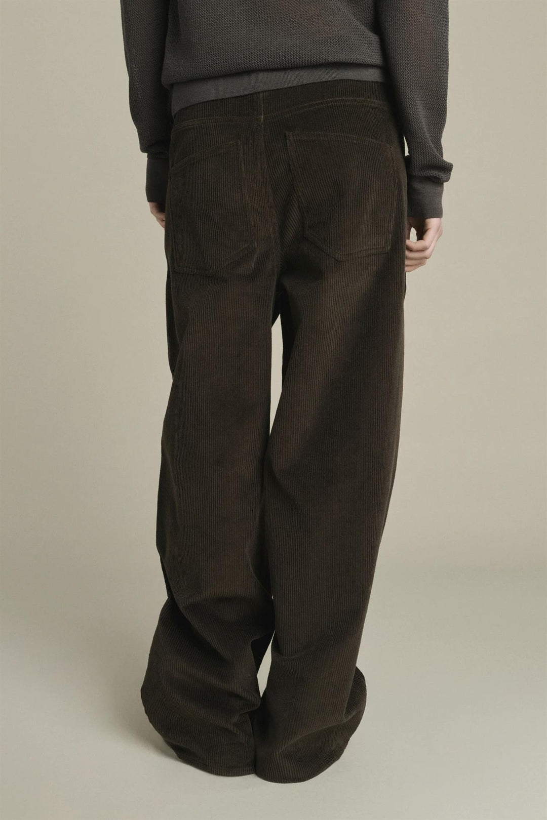 Gunther Corduroy Trouser Marron Fonce