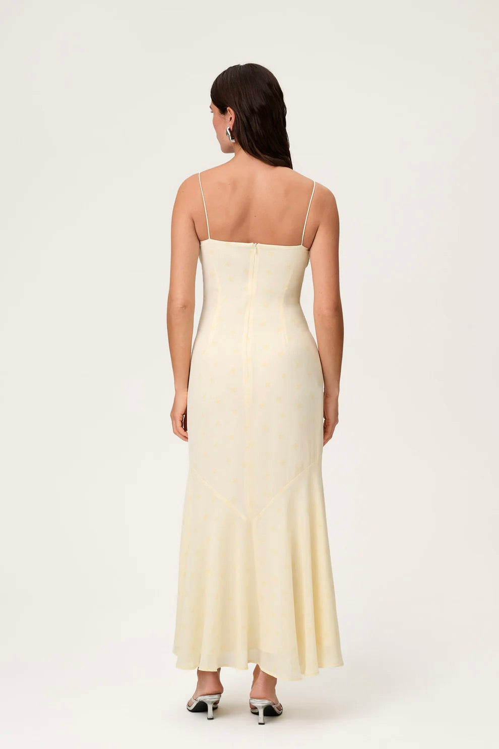 Marseille Maxi Dress Yellow Bow
