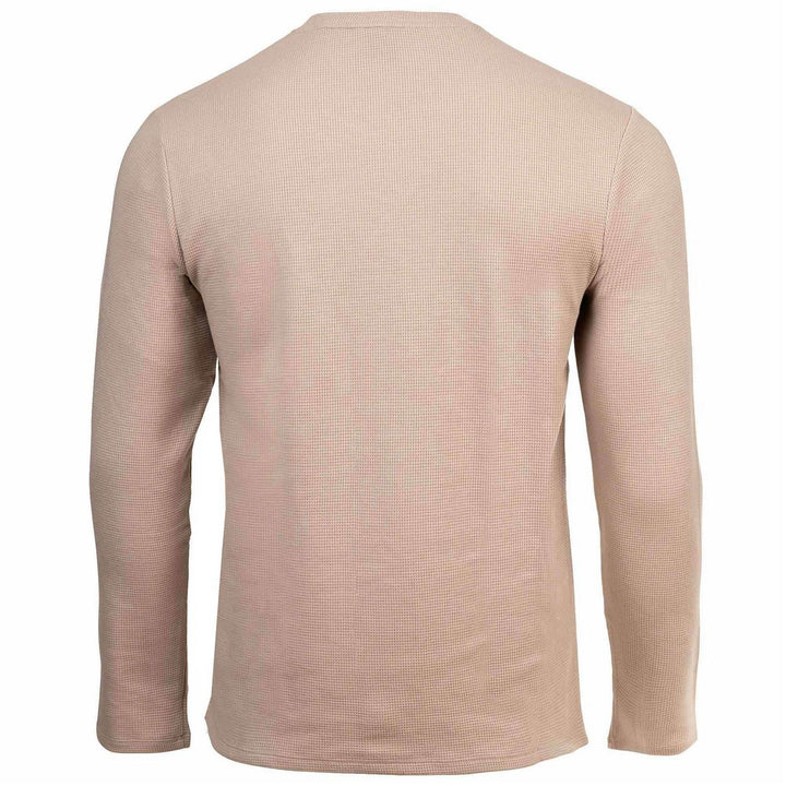 Waffle LS-Shirt Light Beige