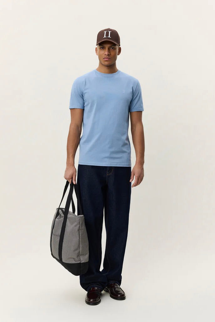Core Contrast T-Shirt Faded Denim Blue