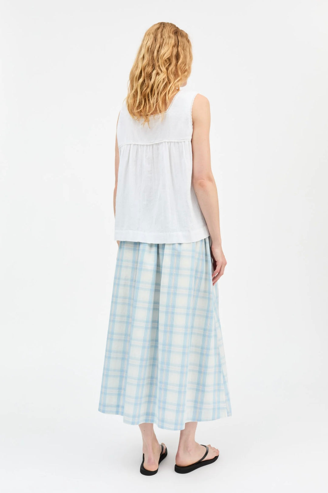 SKALL studio Dagny Skirt Vintage Check - Dale
