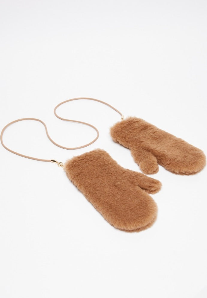 Teddy Fabric Mittens