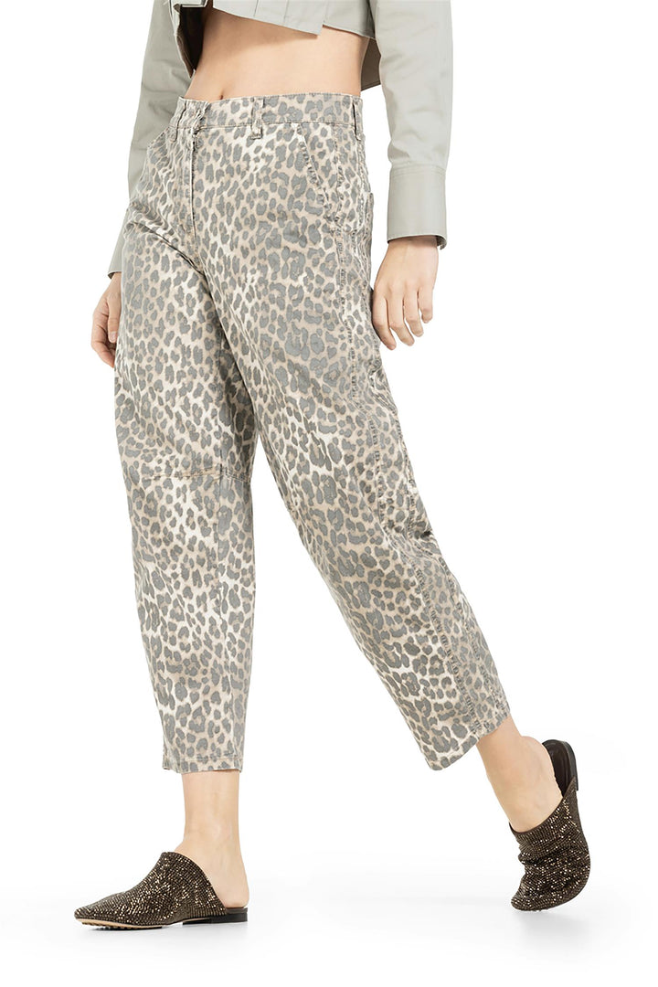 Eve Overdyed Leopard Print Pant