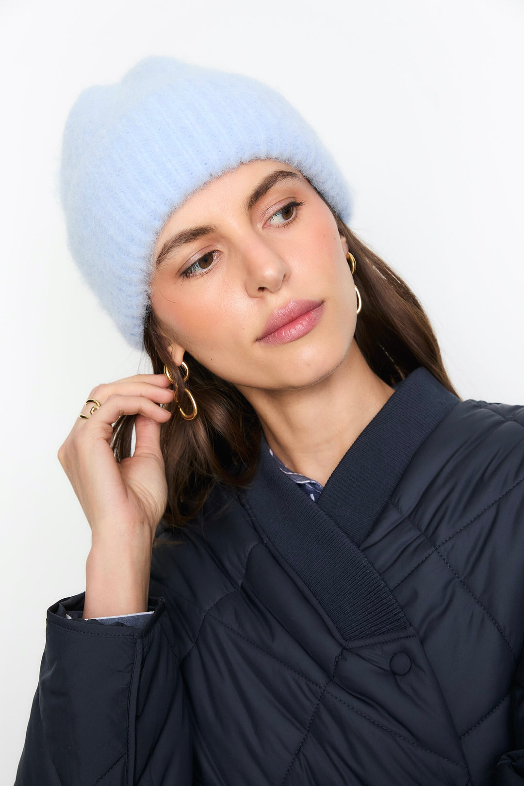 CAMILLA PIHL Ayla Beanie Light Blue - Dale