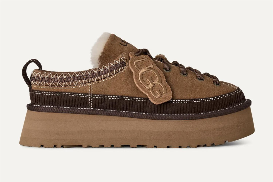 W Heritage Lace-Up Slipper Chestnut