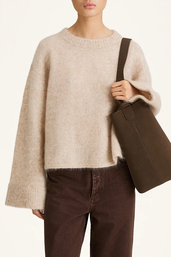 Niclas Short Sweater Oyster