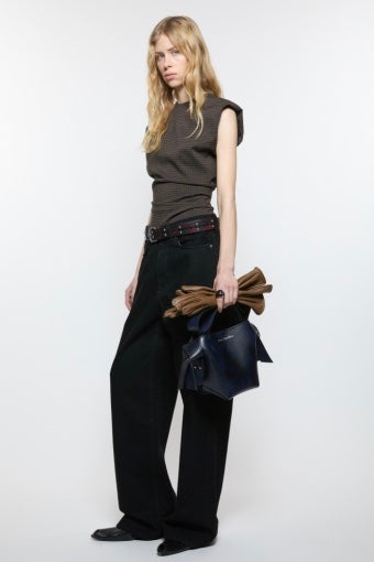 Musubi Mini Shoulder Bag Navy Blue