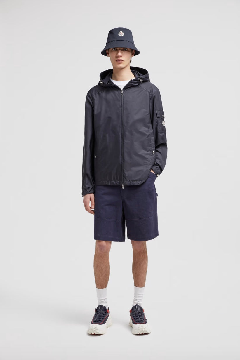 Etiache Hooded Rain Jacket Navy