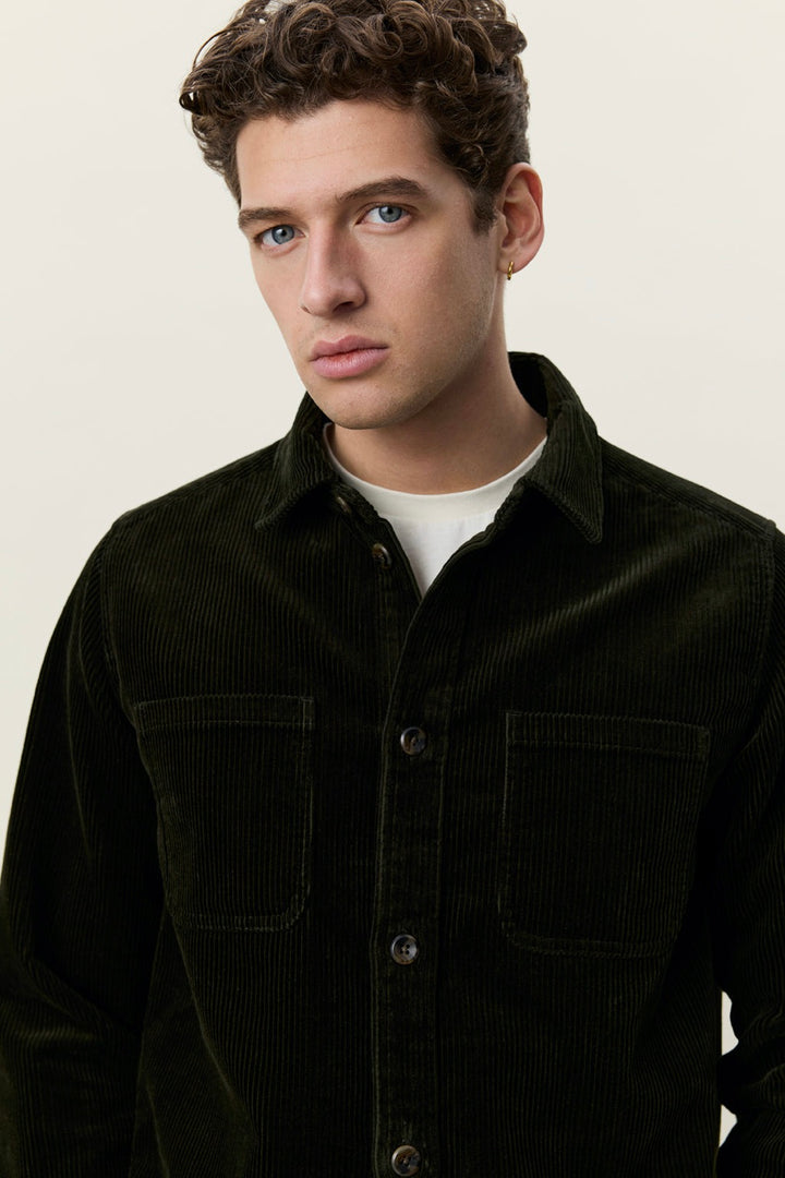 Corduroy Overshirt Rosin Green