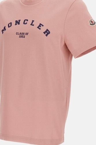 Logo-Print Short Sleeve T-shirt Pink