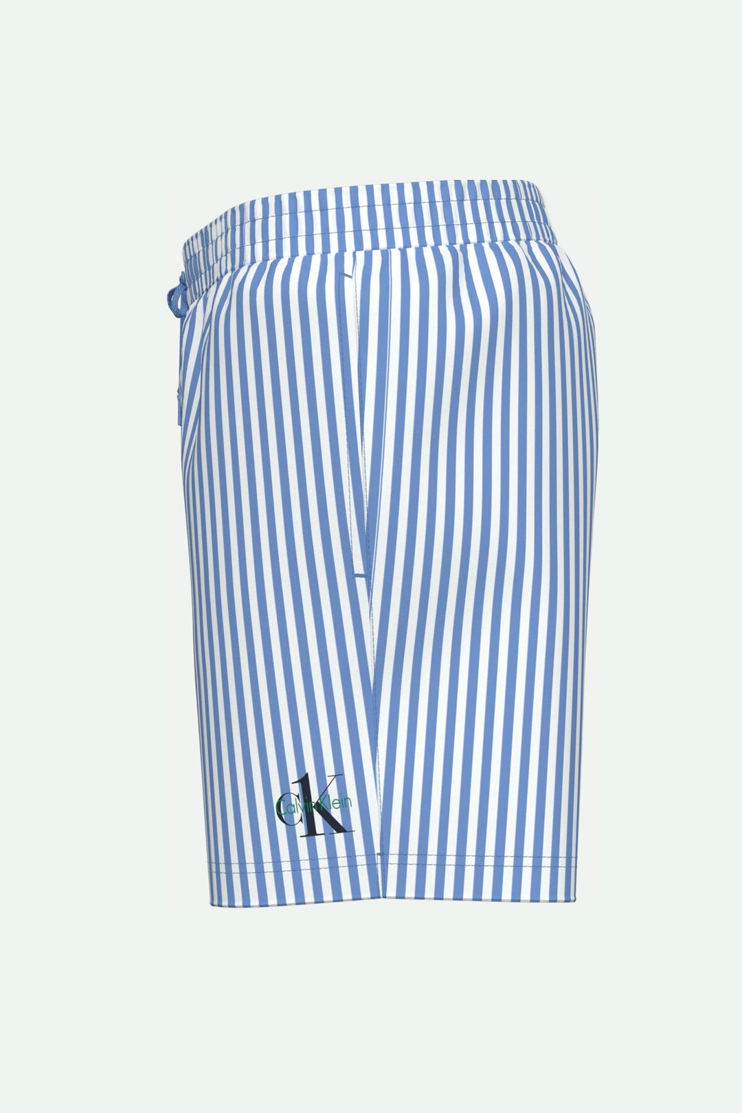 CALVIN KLEIN UNDERWEAR Medium Drawstring Waistband Swim Shorts Blue Descent - Dale