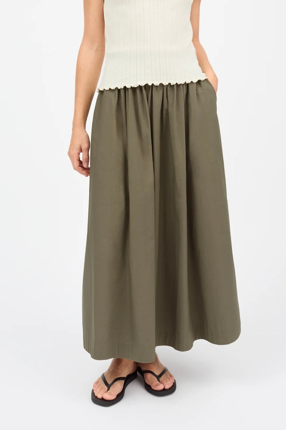 SKALL studio Dagny Skirt Khaki - Dale