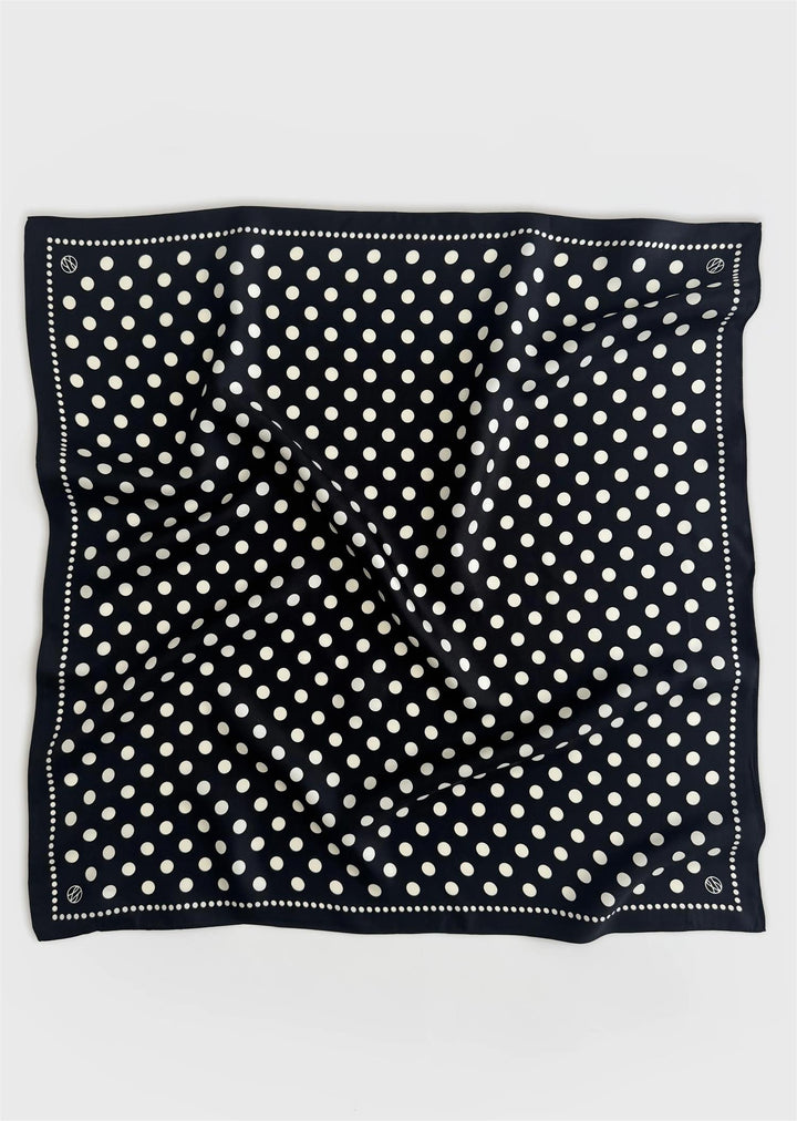 LE SCARF Polkadot Scarf 65x65 - Dale