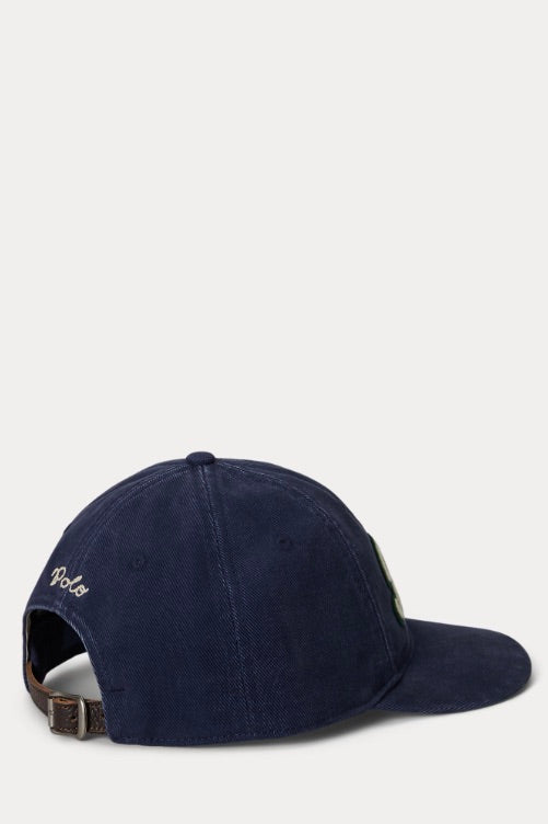 The Ralph Logo Twill Ball Cap Newport Navy
