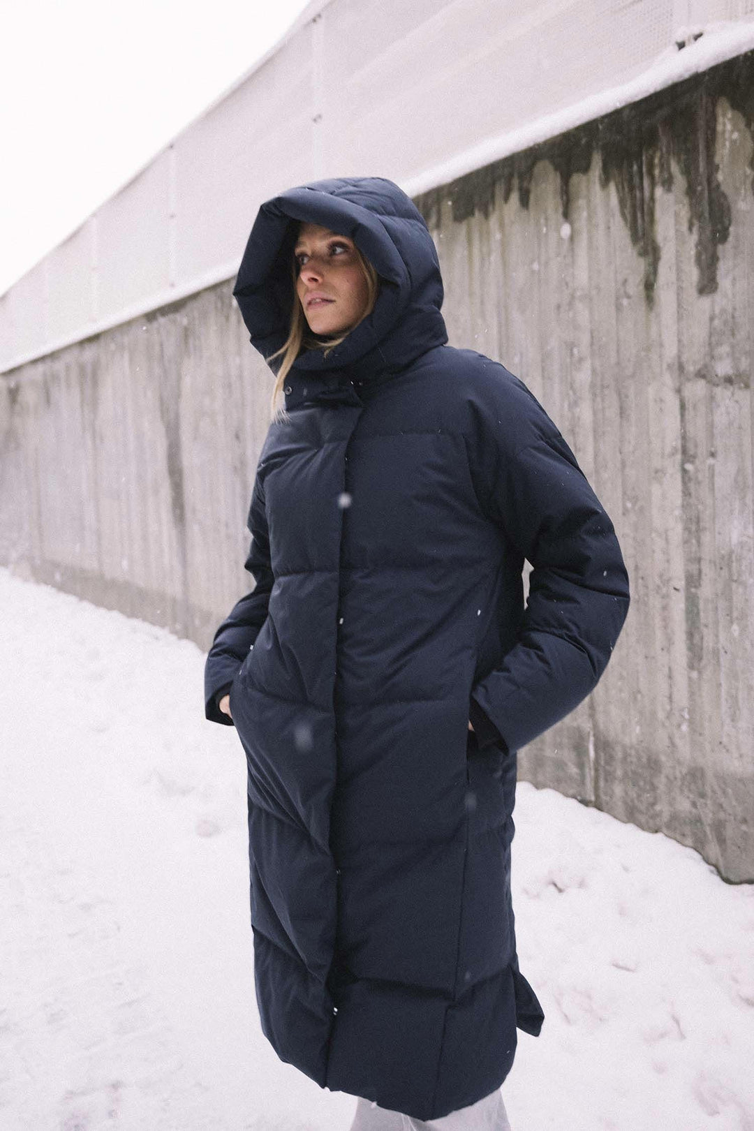 Swell III Down Coat Midnight Blue